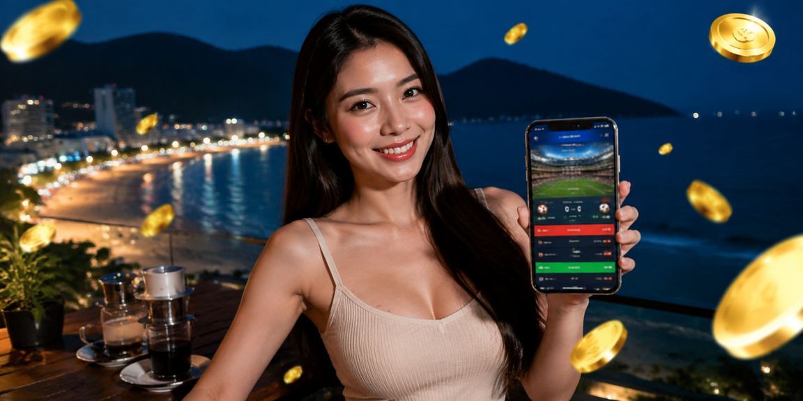 Người dùng Việt Nam trải nghiệm casino trên di động tại Côn Đảo bên ly cà phê