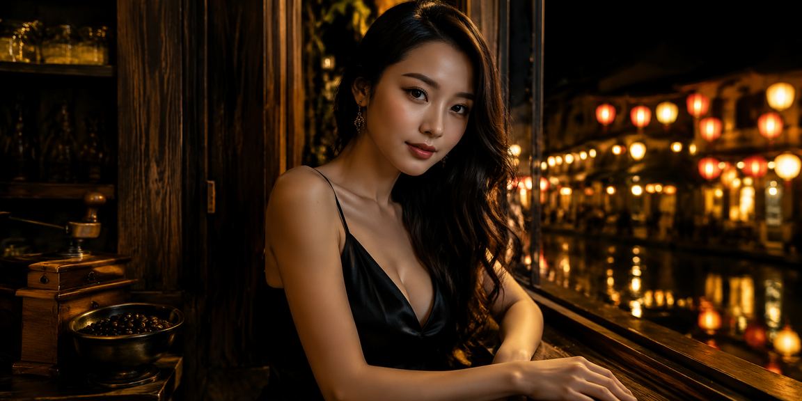 Người chơi đăng ký tài khoản pa08 tại Hội An với không gian cà phê hiện đại